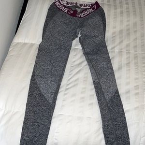 gray speckled gymshark leggings